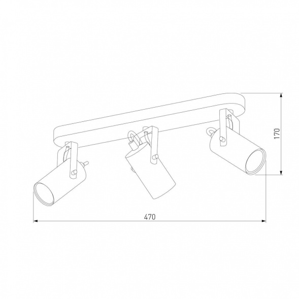 Спот TK Lighting 6502 Redo Black