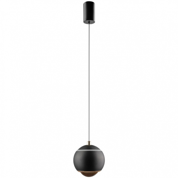 Подвесной светодиодный светильник Crystal Lux Caro SP Led Black