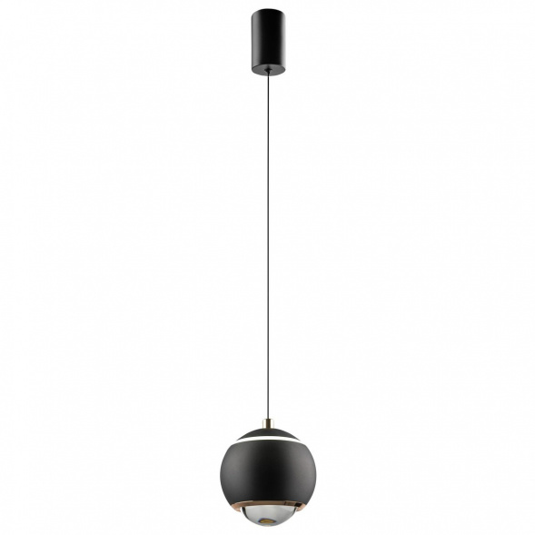 Подвесной светодиодный светильник Crystal Lux Caro SP Led Black
