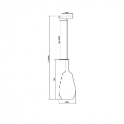 Подвесной светильник Maytoni Duality MOD271PL-01B9