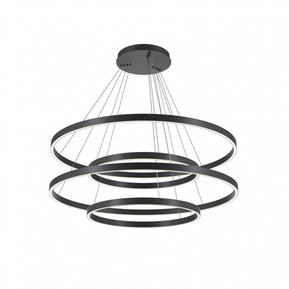 Подвесной светодиодный светильник Maytoni Rim MOD058PL-L174BK