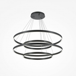 Подвесной светодиодный светильник Maytoni Rim MOD058PL-L174BK