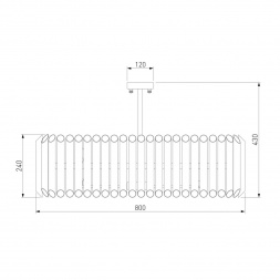 Потолочная люстра Bogates Castellie 361/8