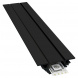 Профиль угловой накладной с рассеивателем черный 2м. Apeyron 08-03-Ч