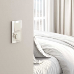 Перекрестный переключатель Werkel одноклавишный айвори матовый W1113062 4690389191848