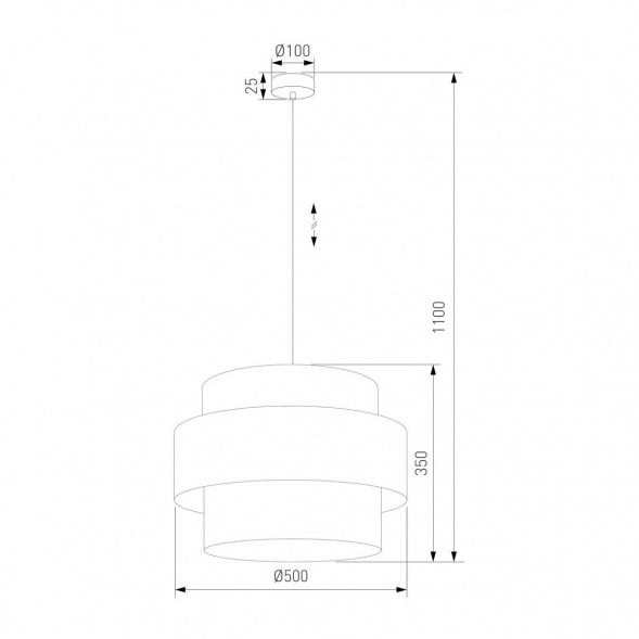 Подвесной светильник TK Lighting 5402 Calisto