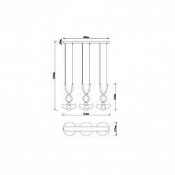 Подвесной светильник Vele Luce Janice VL5444P03