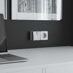 Розетка с заземлением Werkel Gallant белый W5071001 4690389164460