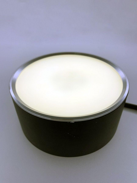 Потолочный светодиодный светильник Elvan NLS-544R-12W-NH-Bk