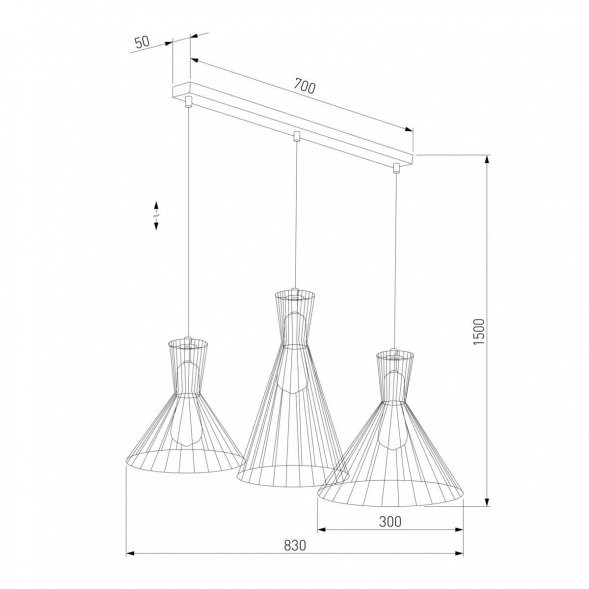 Подвесной светильник TK Lighting 3352 Sahara