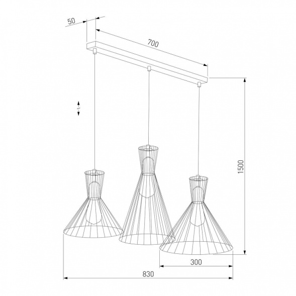 Подвесной светильник TK Lighting 3352 Sahara