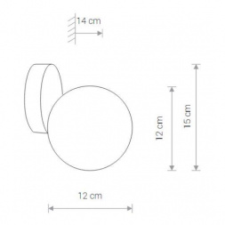Бра Nowodvorski Ice Ball 8126