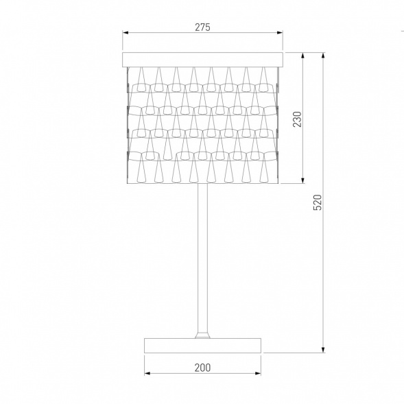 Настольная лампа Bogates Corazza 01103/4