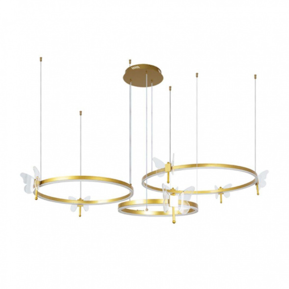 Подвесная светодиодная люстра Arte Lamp Darcy A2187LM-3GO