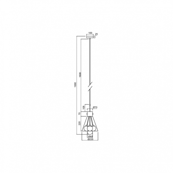 Подвесная люстра Vele Luce Caramella VL5904P15