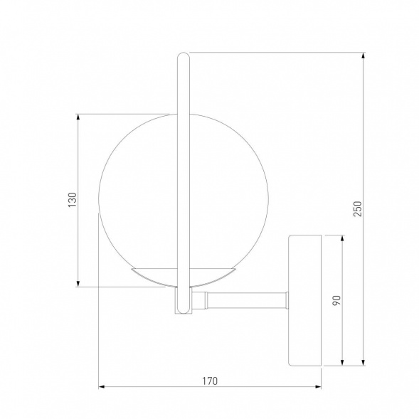 Бра Eurosvet Ringo 50289 золото