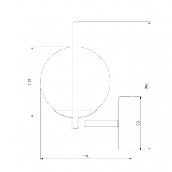 Бра Eurosvet Ringo 50289 золото