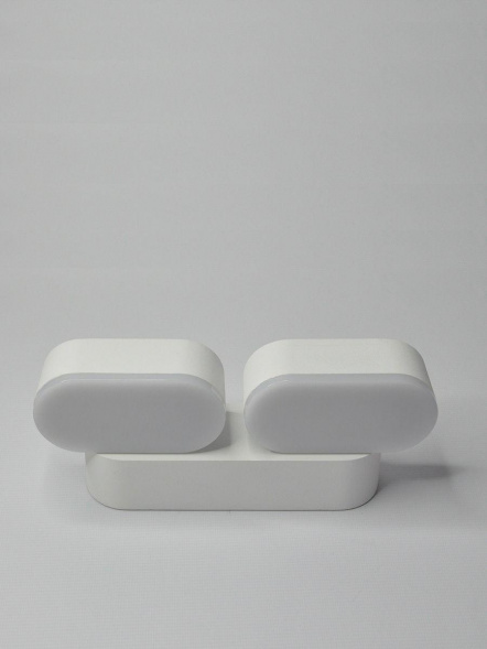 Уличный настенный светодиодный светильник Elvan GW-820A/2-12W-WW-Wh