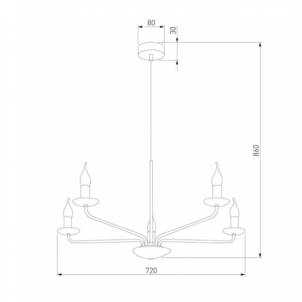 Подвесная люстра TK Lighting 10253 Limal