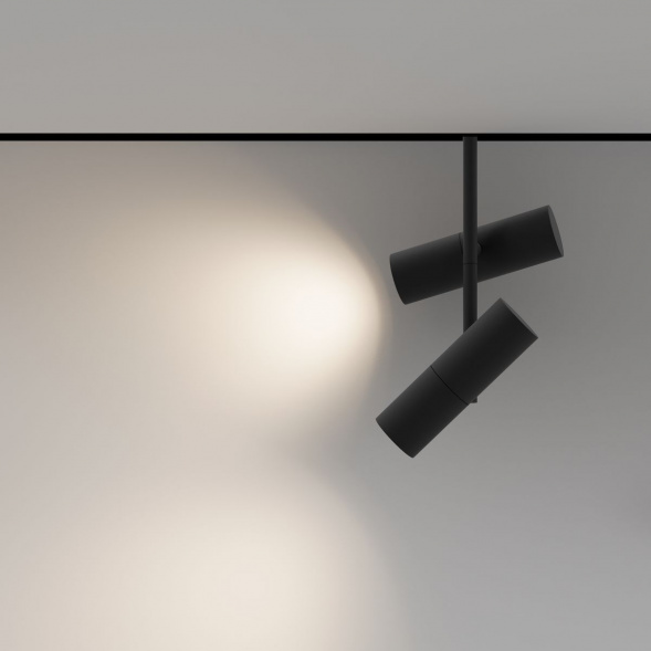 Трековый светодиодный светильник Maytoni Technical Magnetic Exility Elti Duo TR005-2-2X12W3K-B