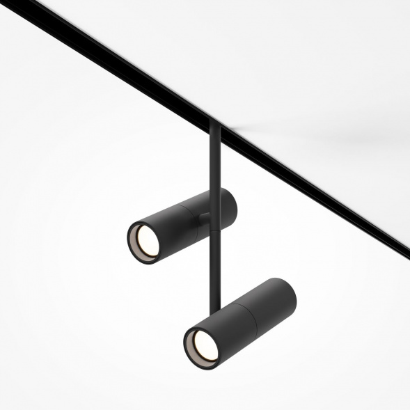 Трековый светодиодный светильник Maytoni Technical Magnetic Exility Elti Duo TR005-2-2X12W3K-B