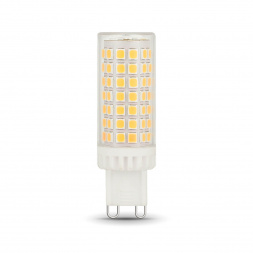 Лампа светодиодная диммируемая Gauss G9 5,5W 3000К прозрачная 107309155-D