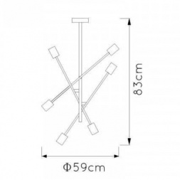 Подвесная люстра Lucide Lester 21119/06/30