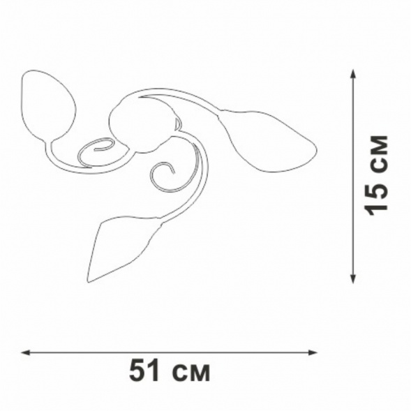 Потолочная люстра Vitaluce V3667-0/3PL