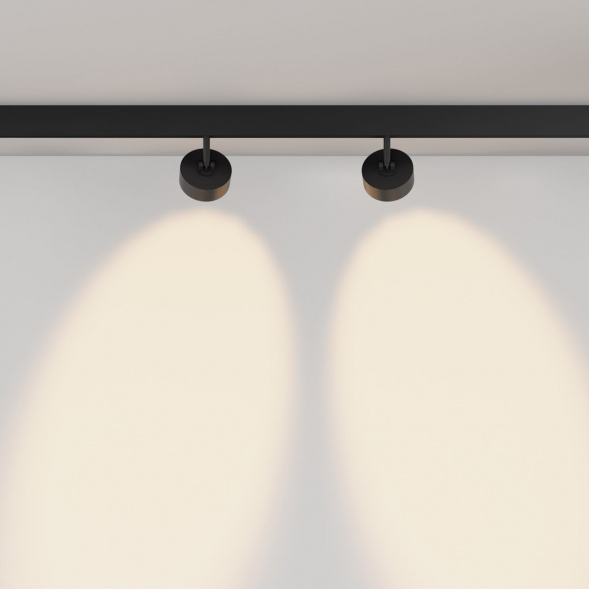 Трековый светодиодный светильник Maytoni Technical Exility Lens TR217-2-15W3K-B