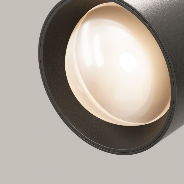 Трековый светодиодный светильник Maytoni Technical Exility Lens TR217-2-15W3K-B