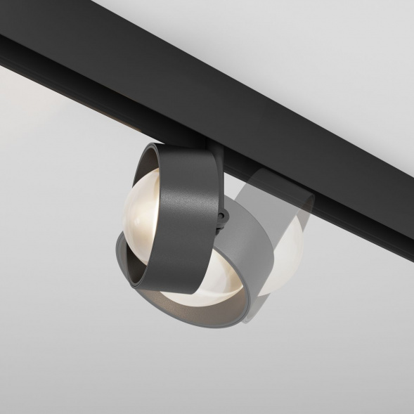 Трековый светодиодный светильник Maytoni Technical Exility Lens TR217-2-15W3K-B