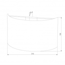 Настенный светильник TK Lighting 3319 Rondo White