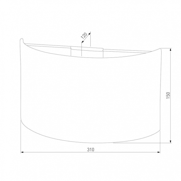 Настенный светильник TK Lighting 3319 Rondo White