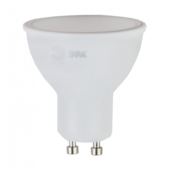 Лампа светодиодная ЭРА GU10 7W 4000K матовая LED MR16-7W-840-GU10 R Б0049640