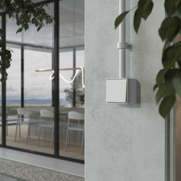 Выключатель одноклавишный влагозащищенный Werkel Gallant белый W5010201 4690389163920