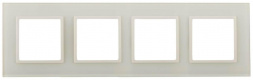 Рамка 4-постовая ЭРА Elegance 14-5104-02 Б0034525