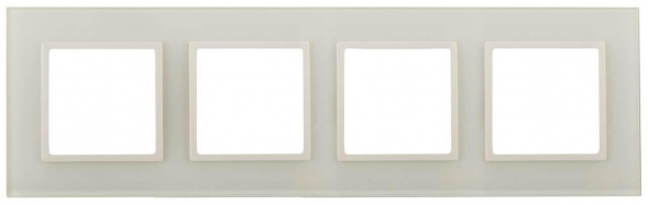 Рамка 4-постовая ЭРА Elegance 14-5104-02 Б0034525