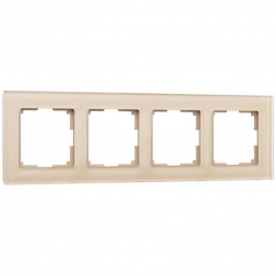 Рамка Werkel Favorit на 4 поста шампань W0041111 4690389159978