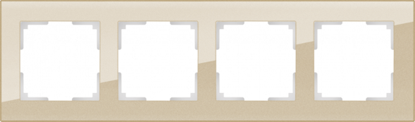 Рамка Werkel Favorit на 4 поста шампань W0041111 4690389159978