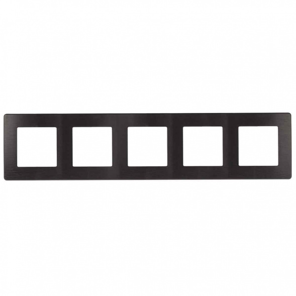 Рамка 5-постовая ЭРА 12 сатин антрацит 12-5105-05 Б0052543