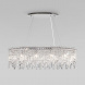 Подвесная люстра Eurosvet Blitz 60159/10 хром/ прозрачный хрусталь Strotskis Smart