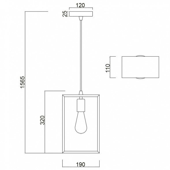 Подвесной светильник Vele Luce Thomas VL6432P21