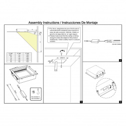 Встраивамое светодиодное окно Mantra BLUE SKY 9093