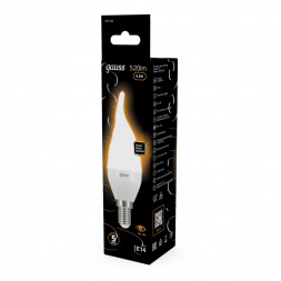 Лампа светодиодная Gauss E14 6.5W 3000K матовая 104101107