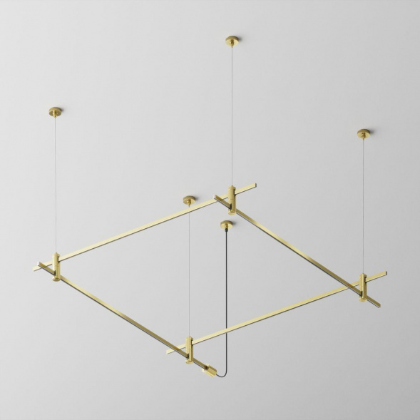 Основание на тросовых подвесах Hang для трековых светильников Maytoni Technical Flarity TFC-Flar-H08-BS