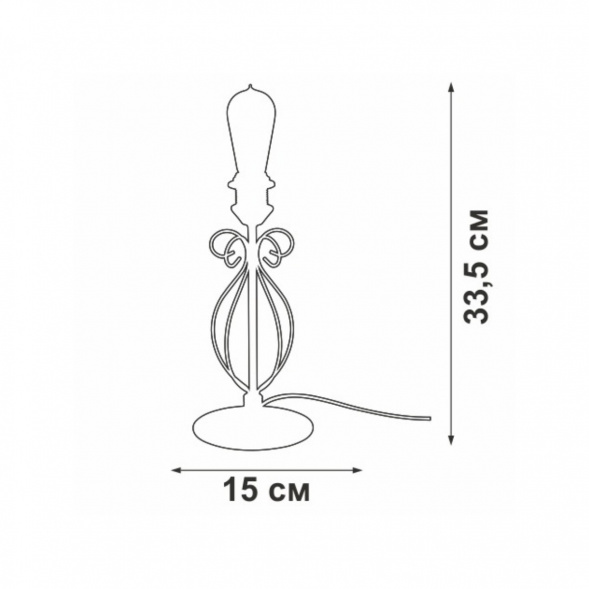 Настольная лампа Vitaluce V1264-0/1L