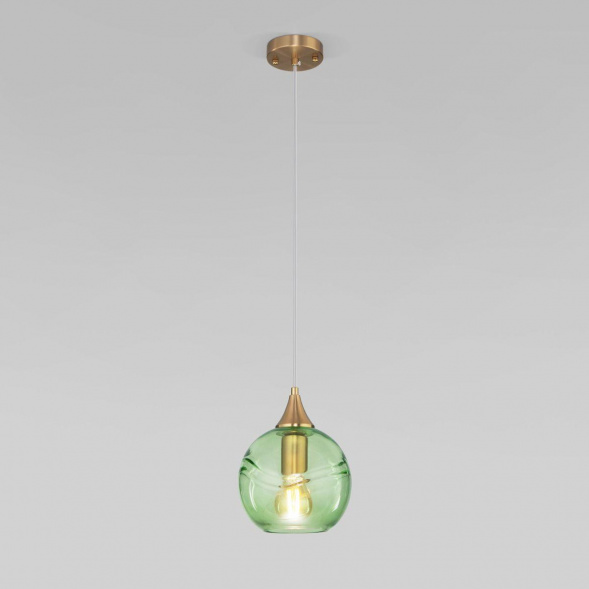 Подвесной светильник Eurosvet Lotus 50221/1 зеленый