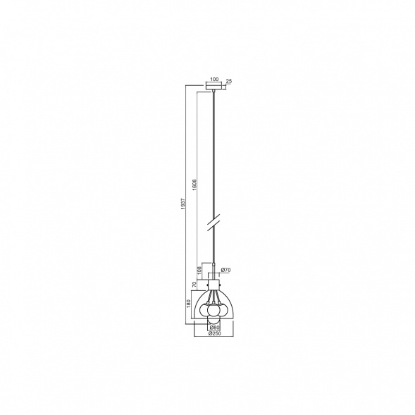 Подвесная люстра Vele Luce Caramella VL5904P25