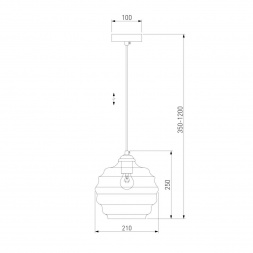 Подвесной светильник Eurosvet Ice 50239/1 зеленый