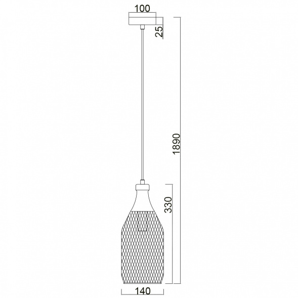 Подвесной светильник Vele Luce Maestro VL6512P21